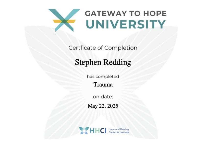 Mental Health Coach: Trauma certificate